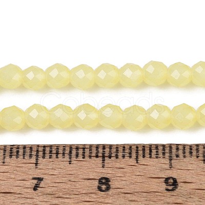 Imitation Jade Glass Beads Strands LS-GLAA-T028-4mm-11H-1