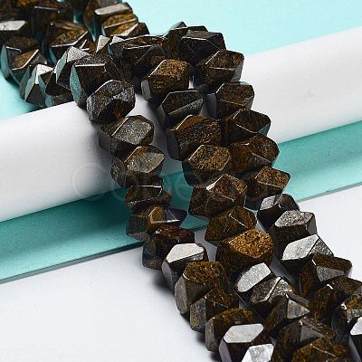 Natural Bronzite Beads Strands G-D091-A15-1