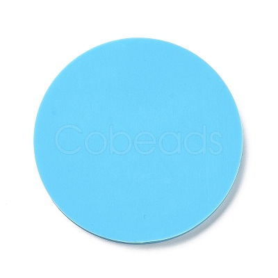 DIY Mother's Day Theme Flat Round Pendant Silicone Molds SIMO-H010-02E-1