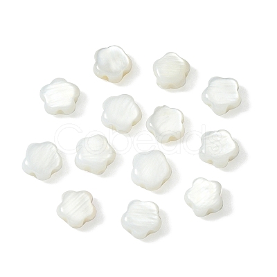 30Pcs Natural Freshwater Shell Beads SHEL-CJ0001-29-1