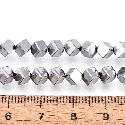 Electroplated Synthetic Non-magnetic Hematite Beads Strands G-T139-62A-1