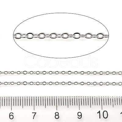 Rack Plating Brass Cable Chains CHC-M001-04P-1