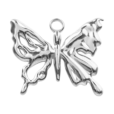 Non-Tarnish 304 Stainless Steel Pendants PW-WGBF078-01-1