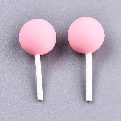 Handmade Polymer Clay 3D Lollipop Beads CLAY-T016-82E-1