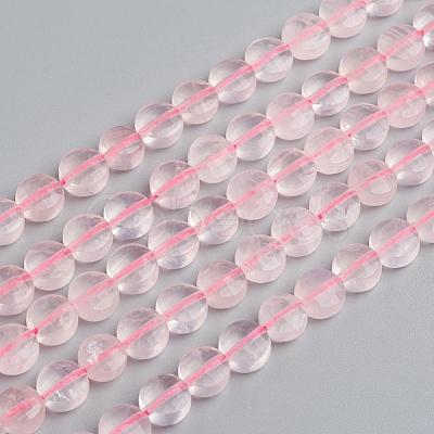 Natural Rose Quartz Beads Strands G-E560-C05-8mm-1