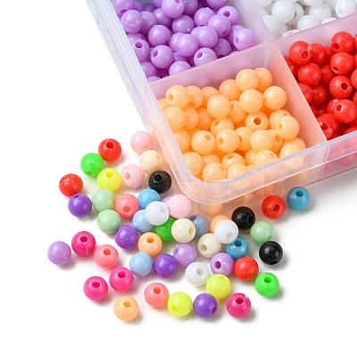 15 Colors Plastic Beads MACR-FS0001-79-1
