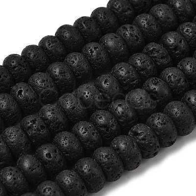 Natural Lava Rock Beads Strands G-A280-A18-03-1