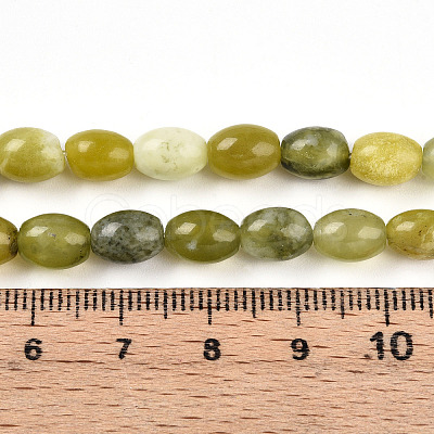 Natural Xiuyan Jade Beads Strands G-N346-02B-11-1
