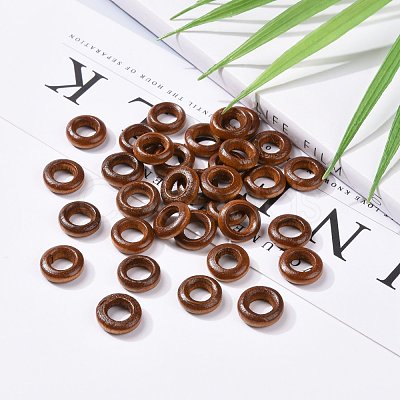 Donut Wooden Linking Rings WOOD-Q014-12mm-07-LF-1
