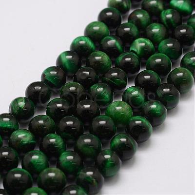 Natural Tiger Eye Bead Strands G-P230-08-G-6mm-1