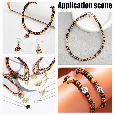DIY Halloween Theme Jewelry Making Finding Kit DIY-AR0003-47-1