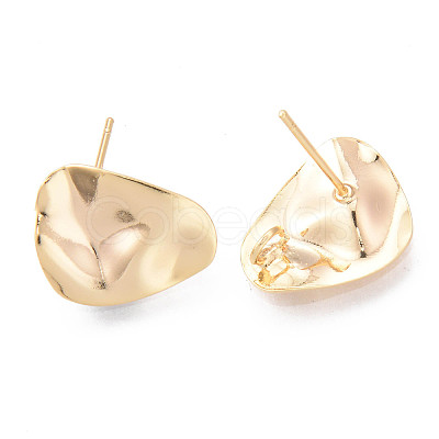 Brass Stud Earrings Findings X-KK-R116-017-NF-1