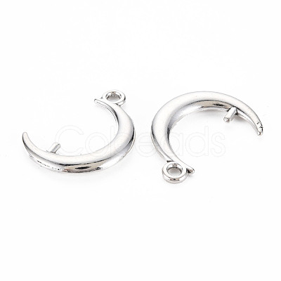 Tibetan Style Alloy Peg Bails Pendants TIBEP-N010-009AS-RS-1