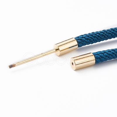 Braided Nylon Cord Bracelet Making MAK-A017-D02-05G-1
