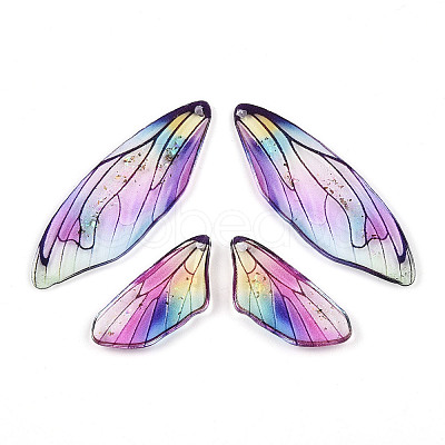 Epoxy Resin Pendants RESI-T057-27A-1