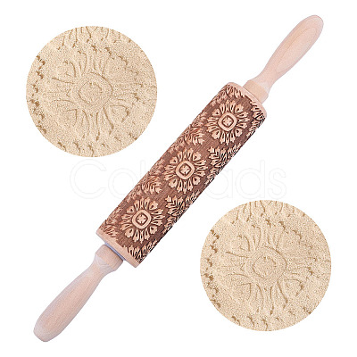 Wooden Rolling Pin AJEW-WH0609-909A-1