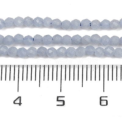 Natural Angelite Beads Strands G-Z079-A01-01-1