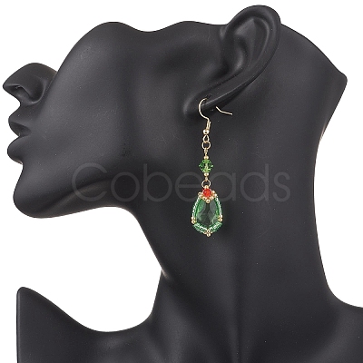Handmade Glass Seed Beads Teardrop Dangle Earrings EJEW-MZ00576-01-1