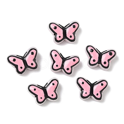 Transparent Glass Enamel Beads LAMP-C023-03B-1