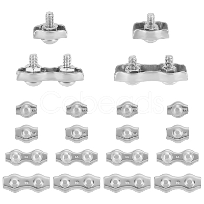 20Pcs 4 Style 304 Stainless Steel Findings FIND-GA0001-72-1