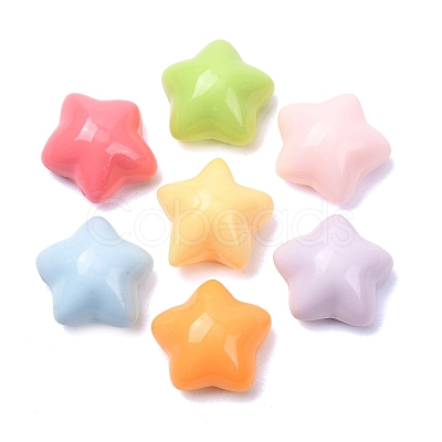 Opaque Resin Cabochons CRES-A064-07-1
