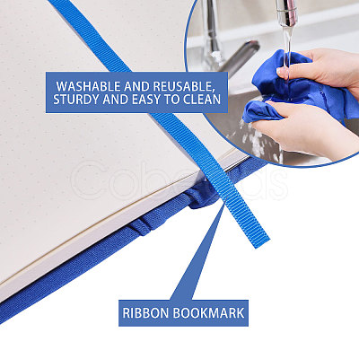 Elastic Cloth Book Cover AJEW-WH0696-009I-1