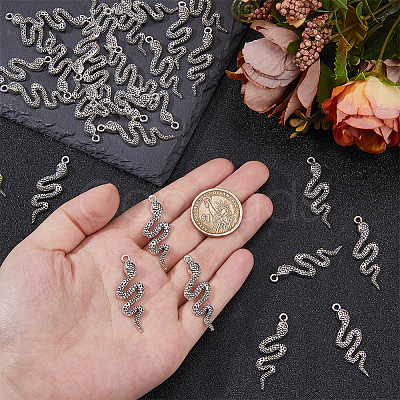 30Pcs Tibetan Style Alloy Pendants FIND-DC0007-29-1