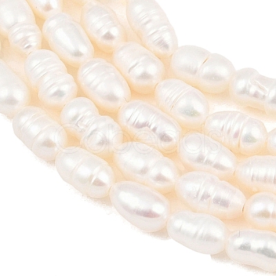 Natural Cultured Freshwater Pearl Beads Strands PEAR-F020-08-1