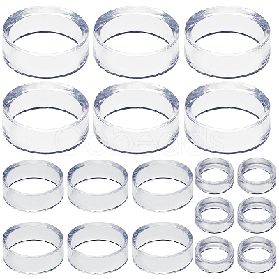 Gorgecraft 18Pcs 3 Styles Acrylic Display Frame ODIS-GF0001-14-1