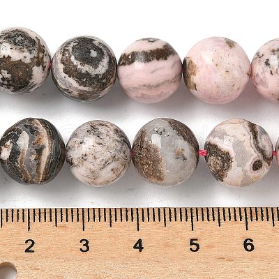 Natural Argentina Rhodonite Beads Strands G-G271-B02-12mm-1