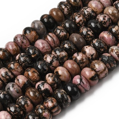 Natural Rhodonite Beads Strands G-A280-A21-03-1