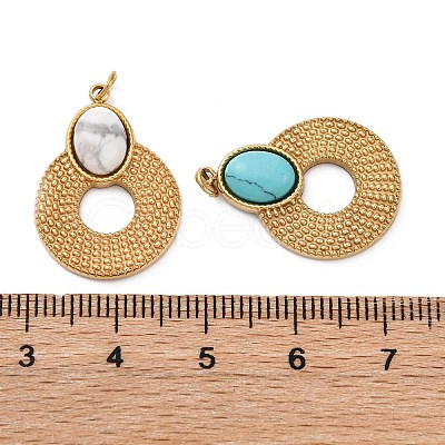 Mixed Gemstone Pendants STAS-M110-01G-1