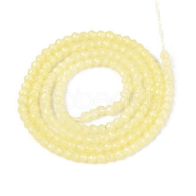 Imitation Jade Glass Beads Strands GLAA-T028-2mm-11H-1