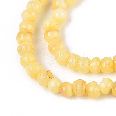 Natural Freshwater Shell Dyed Beads Strands SHEL-T020-29B-08-1