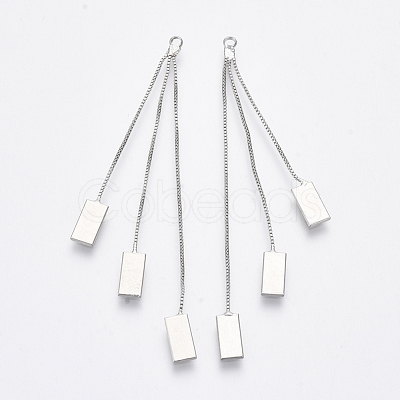 Brass Box Chains Tassel Big Pendants KK-S348-466P-NF-1