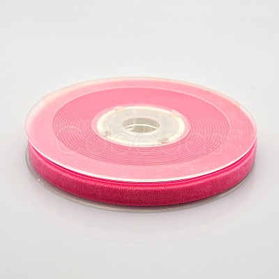 Polyester Velvet Ribbon for Gift Packing and Festival Decoration SRIB-M001-10mm-187-1