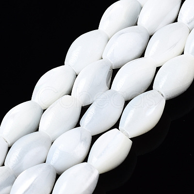 Natural Trochid Shell/Trochus Shell Beads Strands SSHEL-S266-021A-02-1