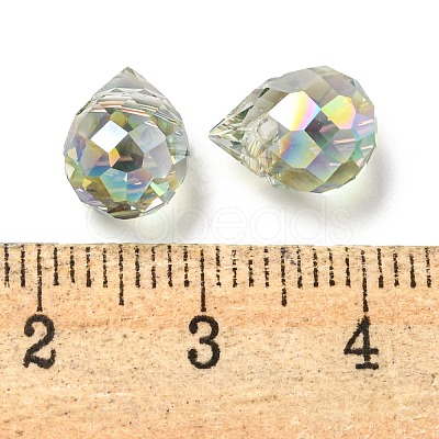 Electroplated Glass Beads EGLA-K062-01A-FR04-1