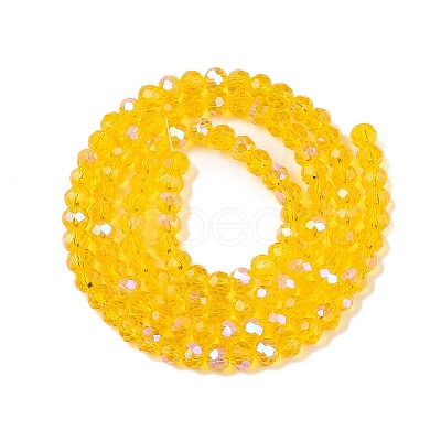 Electroplate Glass Beads Strands LS-EGLA-A044-T4mm-L05-1