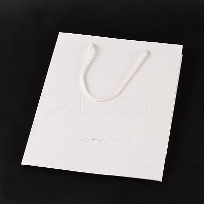 Rectangle Cardboard Paper Bags AJEW-L050A-01-1