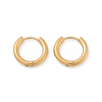 202 Stainless Steel Huggie Hoop Earrings X-EJEW-F111A-14mm-G01-1