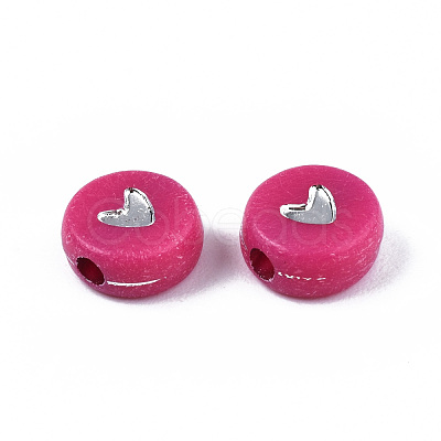 Opaque Acrylic Beads X-PACR-N006-50-B02-1
