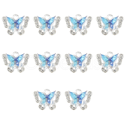 10Pcs Alloy Pendants FIND-YW0009-29E-1
