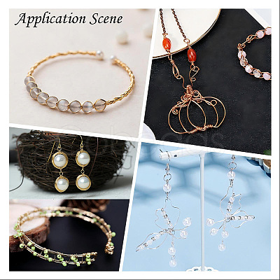 Round Copper Jewelry Wire X-CWIR-Q006-0.4mm-G-1