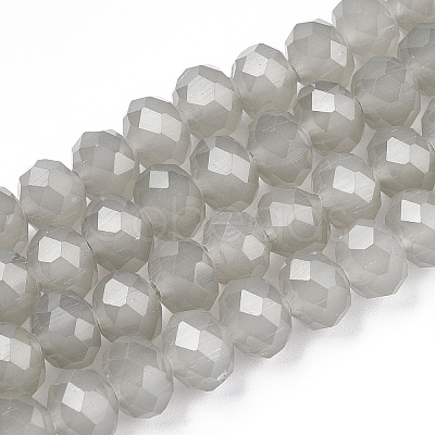 Glass Beads Strands EGLA-A034-J8mm-D10-1