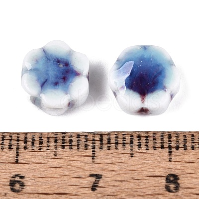 Vintage Handmade Porcelain Beads PORC-N013-25-16-1