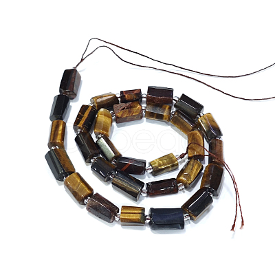 Natural Tiger Eye Dyed Beads Strands G-K245-I01-B01-1