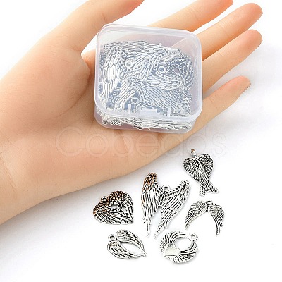 30Pcs 6 Styles Alloy Pendant FIND-YW0003-38-1