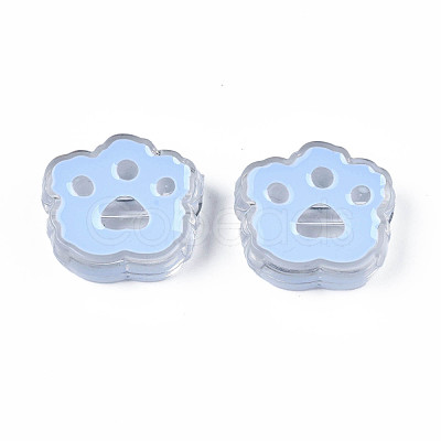 Transparent Acrylic Beads ACRC-S039-06-1