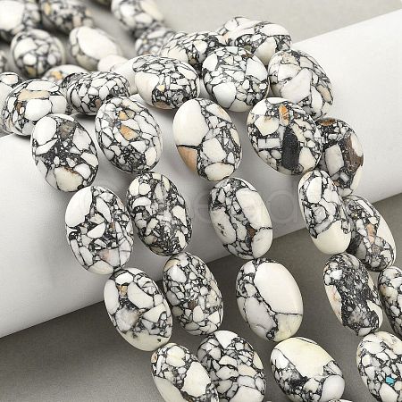 Dyed Synthetic Turquoise Beads Strands G-M448-B01-02-1